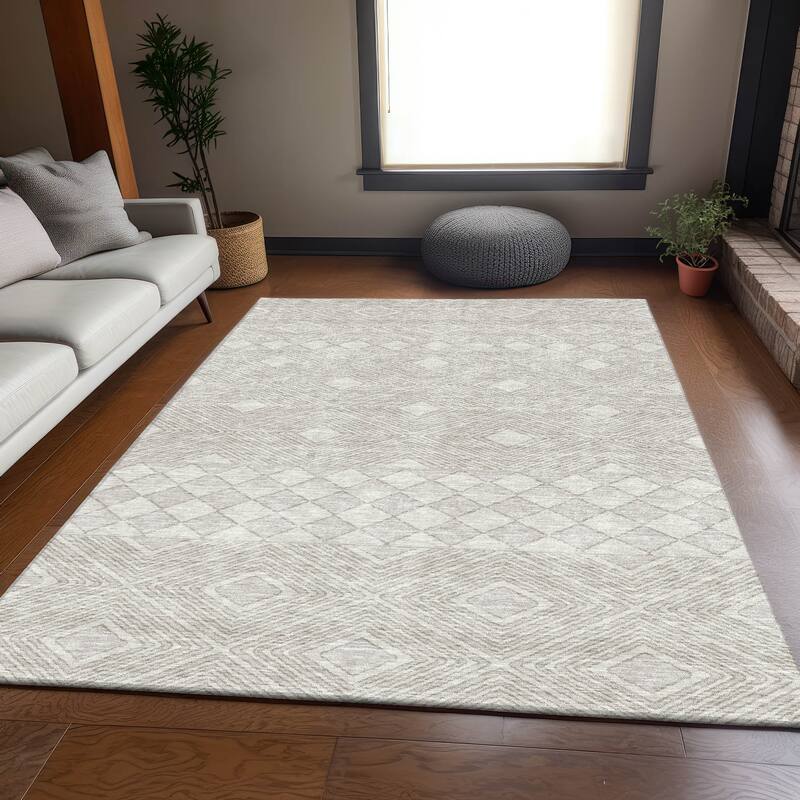 Premium Washable Super Soft Geo Prints Mayfield Rug