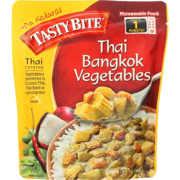 Tasty Bite Entree - Thai Cuisine - Thai Bangkok Vegetables - 10 oz - case of 6