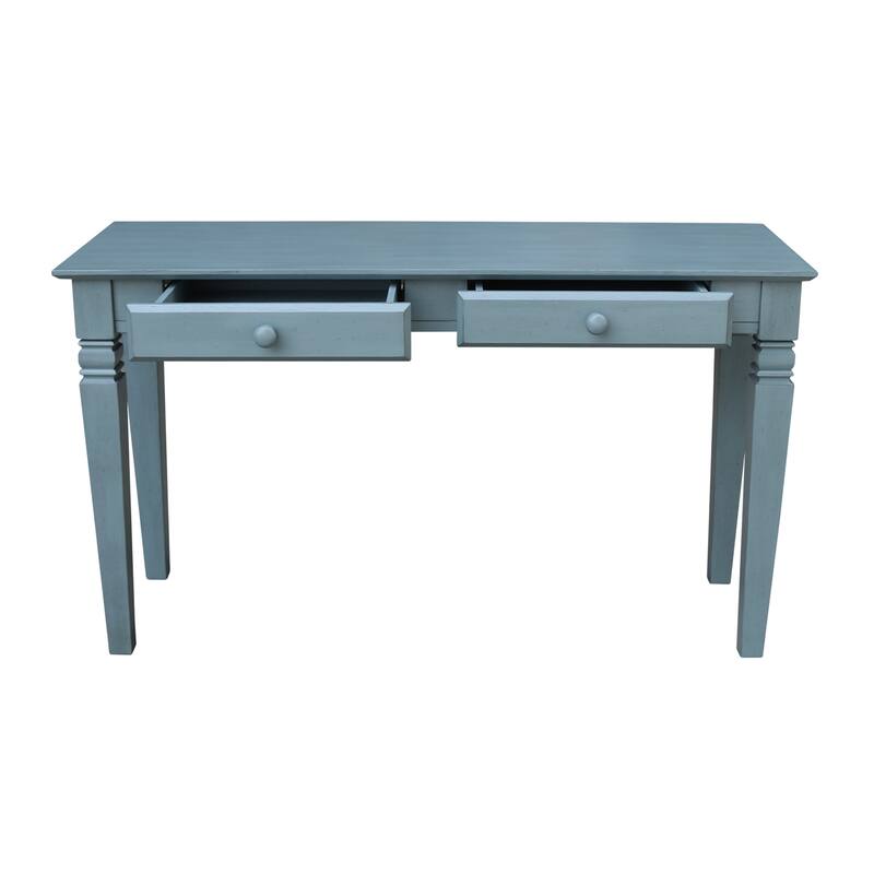 Solid Parawood Java 2-Drawer Sofa Table