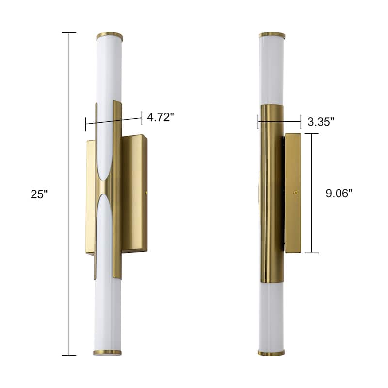 Modern Dimmable LED Wall Sconce Bathroom Vanity Light