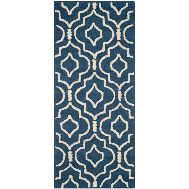 SAFAVIEH Handmade Cambridge Smaragda Modern Wool Rug