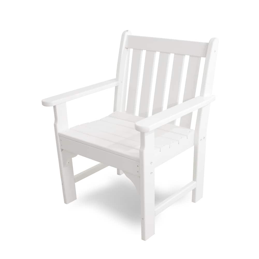 POLYWOOD Traditional Poly Resin Vineyard Outdoor Arm Chair