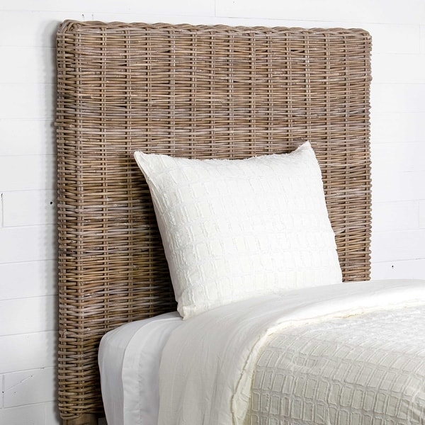 Natural rattan outlet headboard