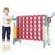 preview thumbnail 1 of 12, Costway Jumbo 4-to-Score 4 in A Row Giant Game Set with Stickers for - See Details Red & Blue
