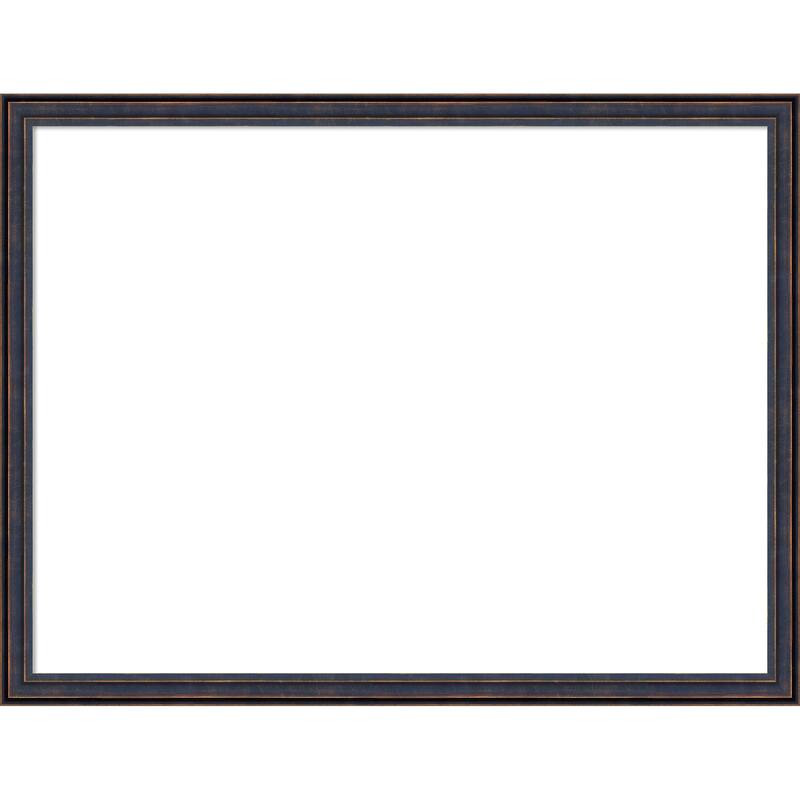 Amanti Art Dark Bronze Scoop Framed Dry Erase Magnetic Board