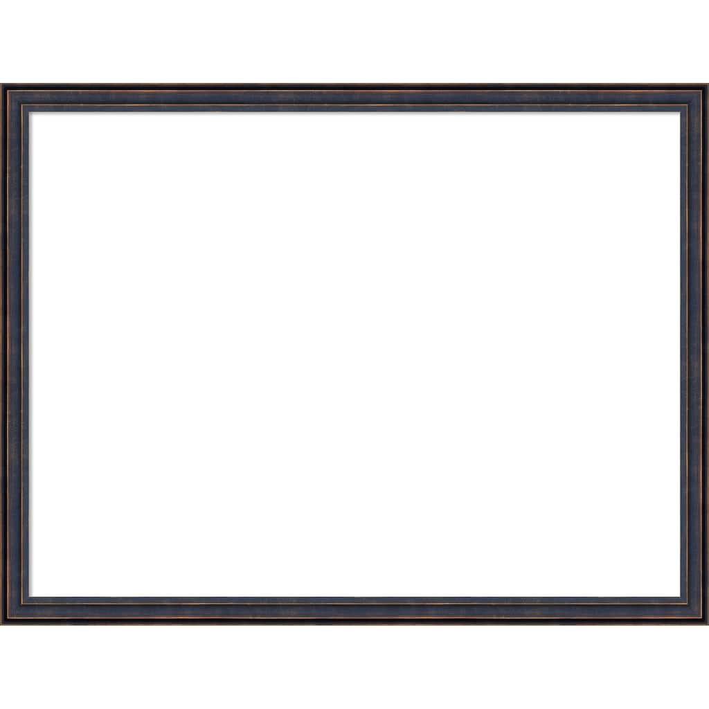 Amanti Art Dark Bronze Scoop Framed Dry Erase Magnetic Board
