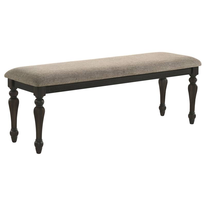 Bridget Charcoal Sandthrough Rectangular Dining Set