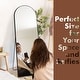 preview thumbnail 36 of 42, 64"x21" Full Length Floor Mirror with Stand Aluminum Alloy Frame,Wall-Mounted Mirror
