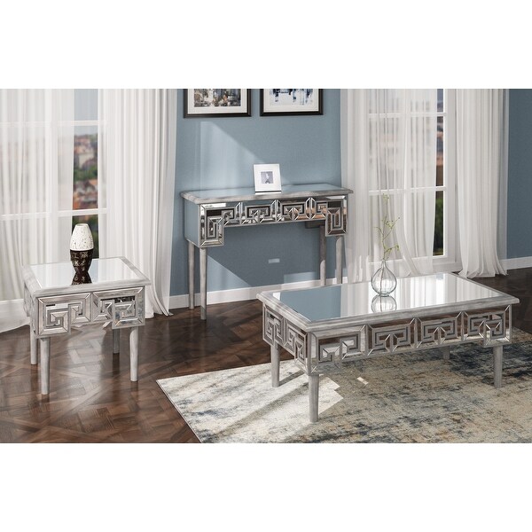 Silver Orchid Adan Modern Coffee Table. Opens flyout.