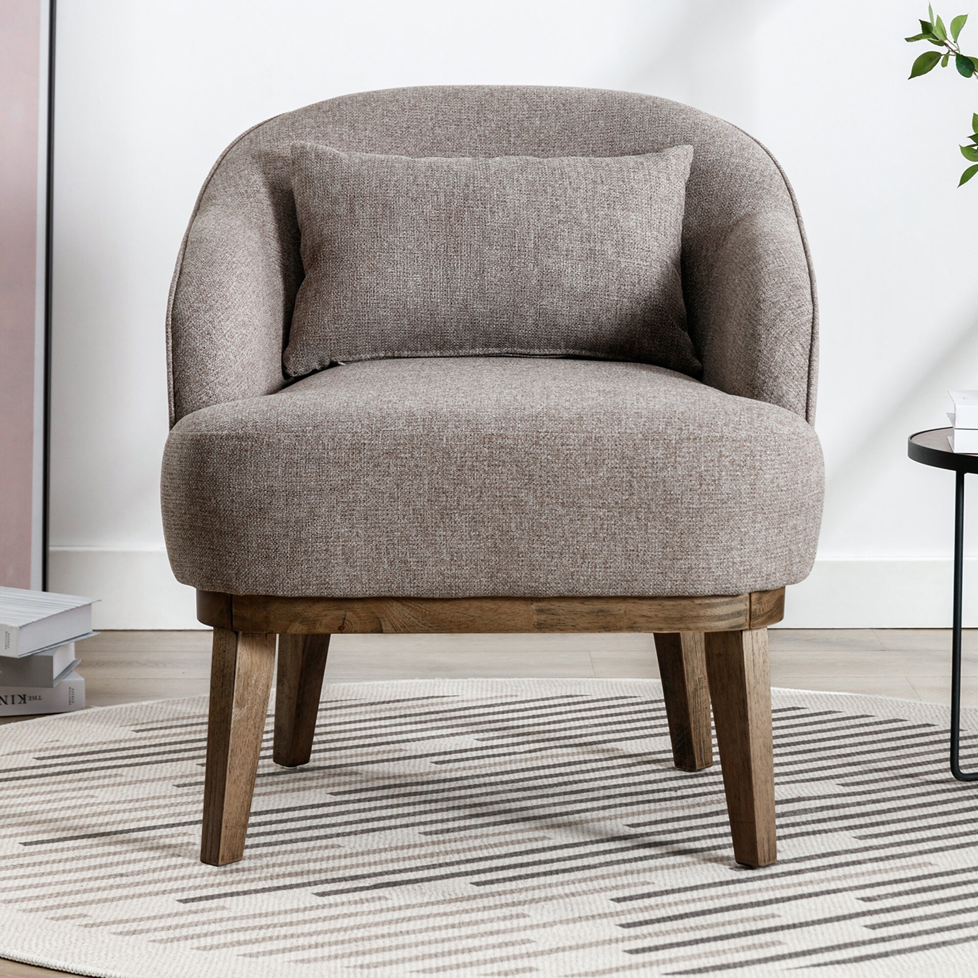 Tan deals barrel chair