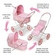 preview thumbnail 4 of 42, Badger Basket Just Like Mommy 3-in-1 Doll Pram/Carrier/Stroller