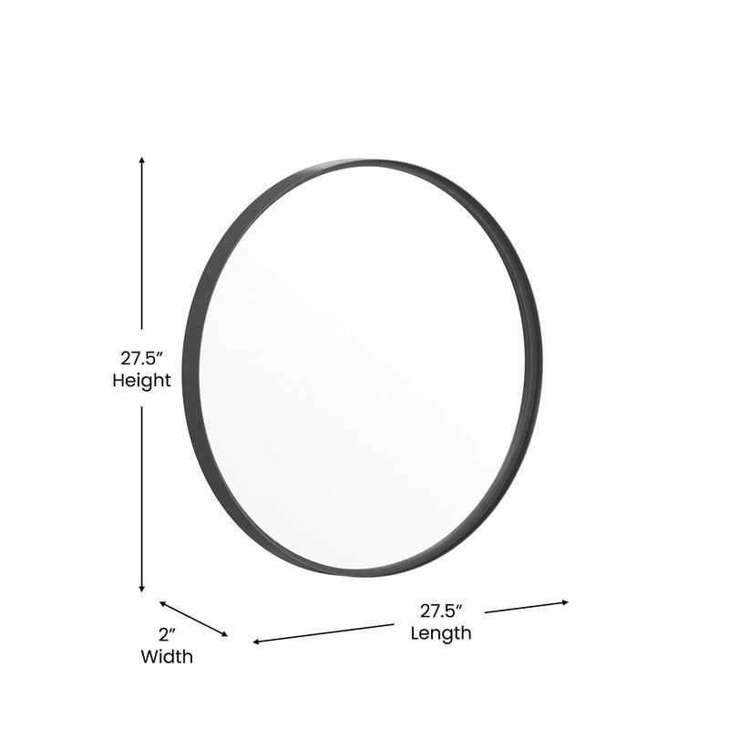 James Allan FFMIR42498 Jennifer 27-1/2" Diameter Circular Beveled