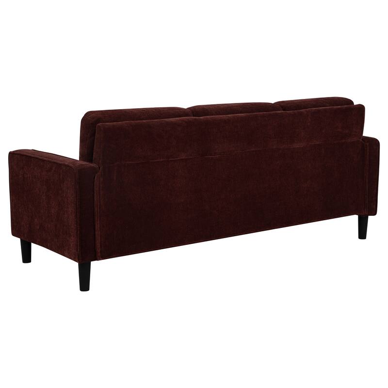 Ruth 77-inch Fabric Upholstered Track Arm Sofa