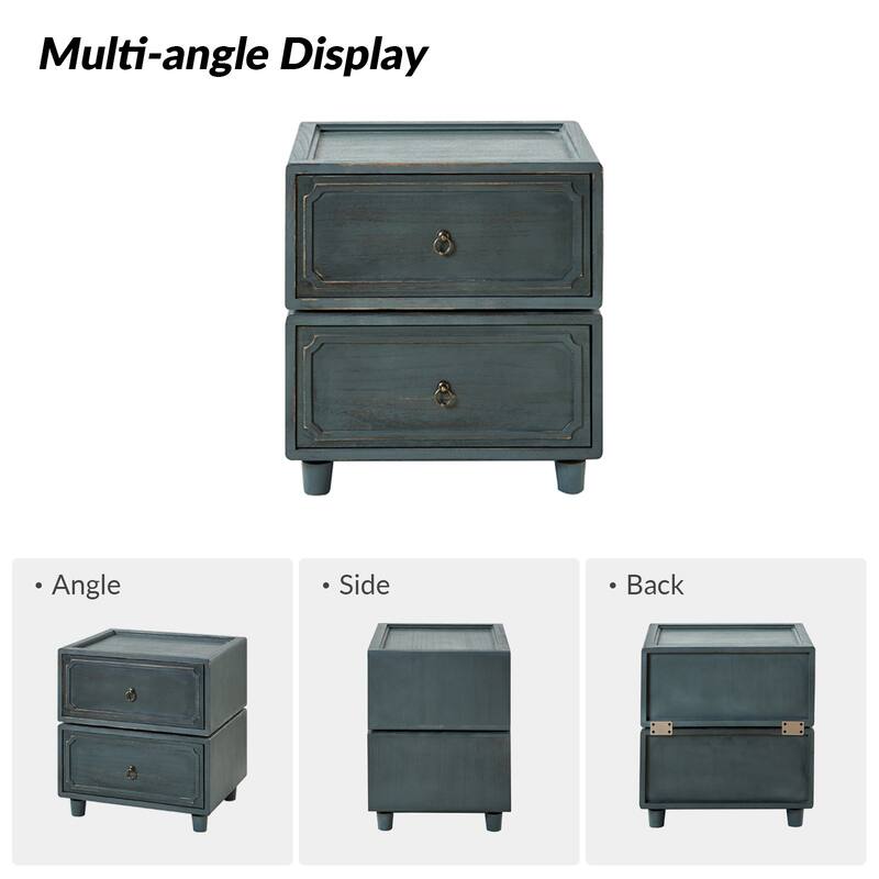 Greg Transitional 2 - Drawer Nightstand with Multiple Configurations by HULALA HOME