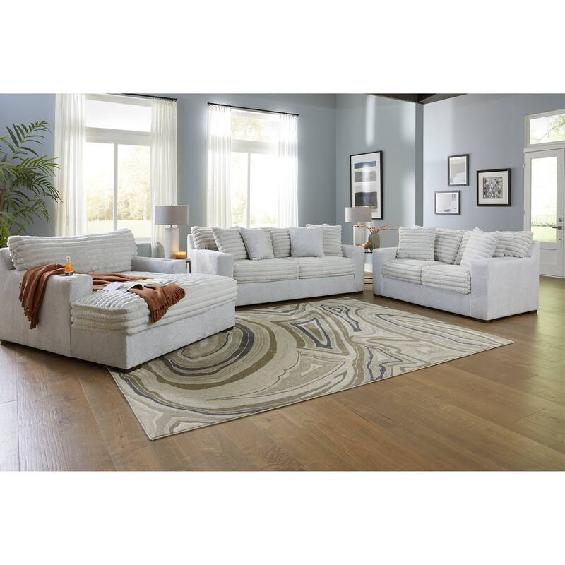 Woodhaven Furniture Studio Cord Oversized Lounger