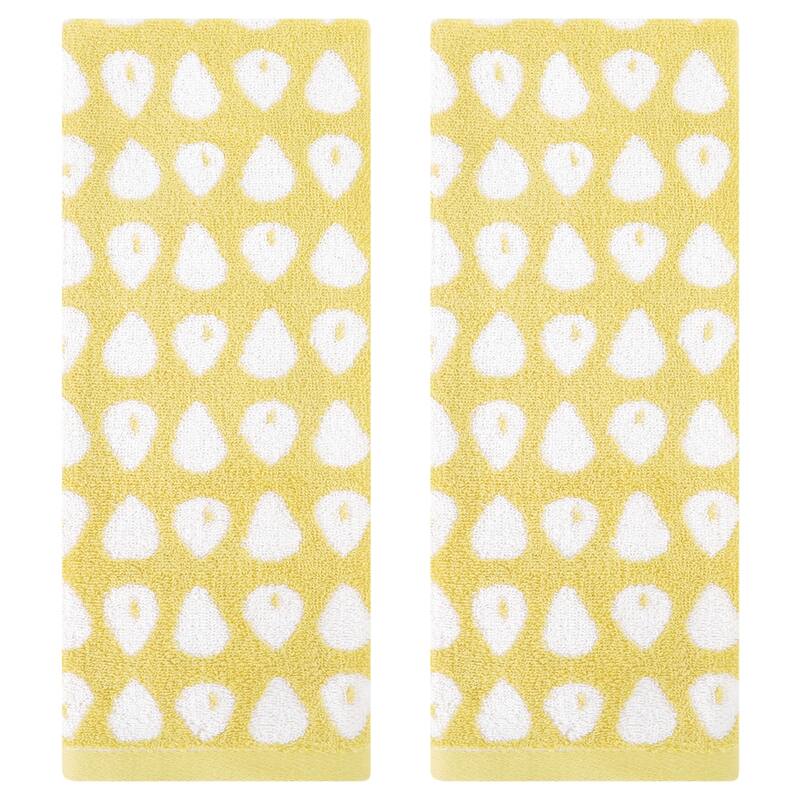 Cute Cartoon Hand Towel Set, 14" x 30" Pure Cotton Hand Towels, Soft Absorbent Decorative Towels for Home, Bathroom