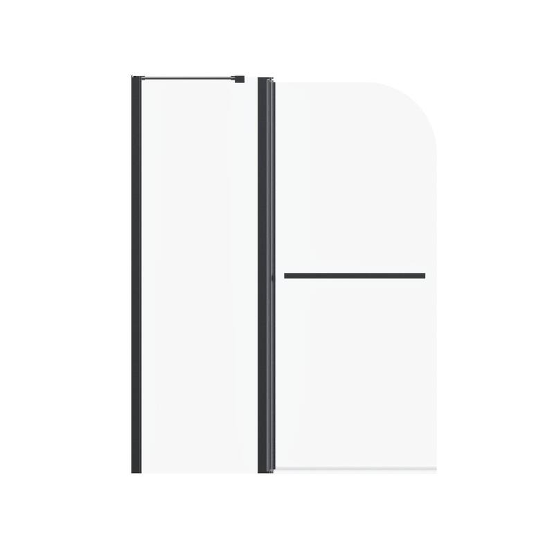43 in. W * 58 in. H Frameless Folding Shower Doors