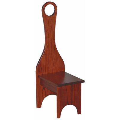 Oak Tall Handle Step Stool