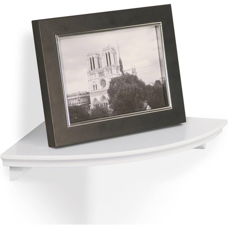 InPlace Shelvin White Corner Shelf Kit Bed Bath & Beyond 39467298