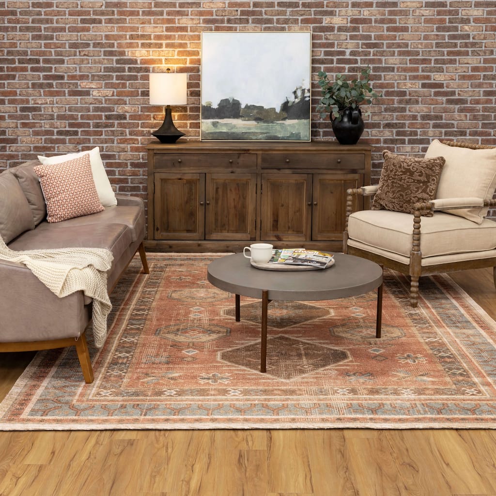 Karastan Kinshasa Medallion Woven Area Rug