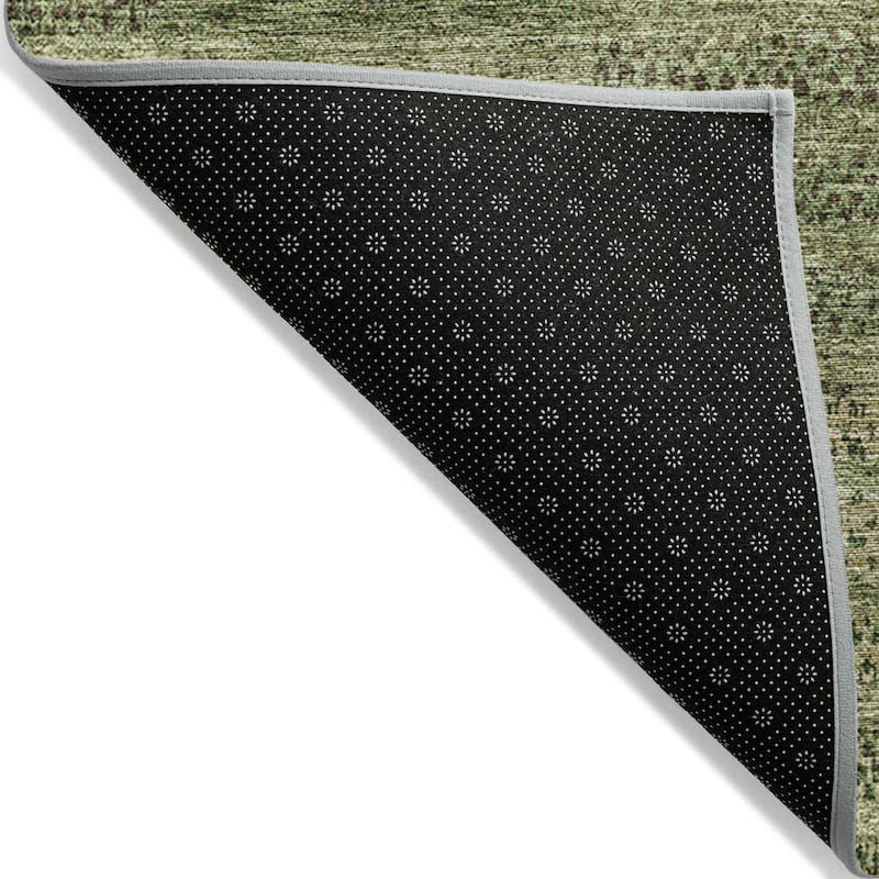 HomeRoots Striped Modern Rectangle Outdoor Rug