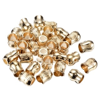Drawstring Toggle Gold Bell Cord Locks End Drawstring Toggle Cord Toggle Stopper - Gold - Bed ...