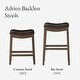 preview thumbnail 64 of 98, Maven Lane 31" Adrien Saddle Kitchen Bar Height Stool - N/A