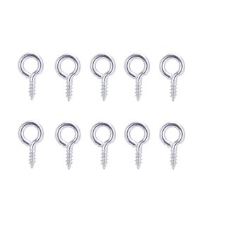 ProSource Screw Hook, 13/16 In Opening, 6.5 Mm Thread, 3 In L, Steel