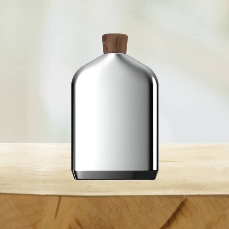 Nambe Vie Collection Flask - 8 Oz