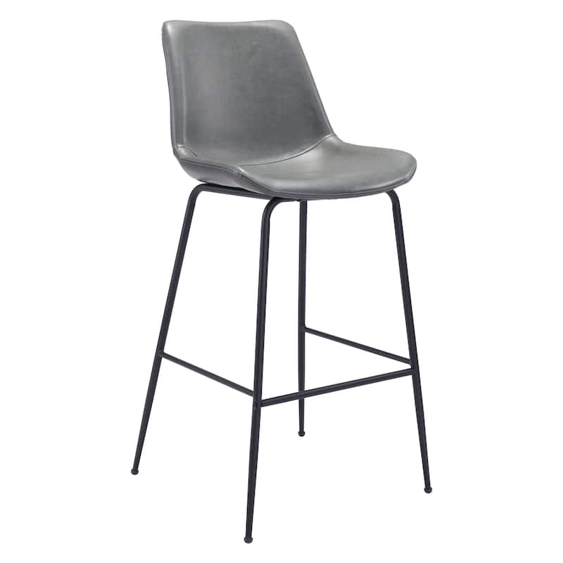 Byron Barstool Brown - Gray/Black