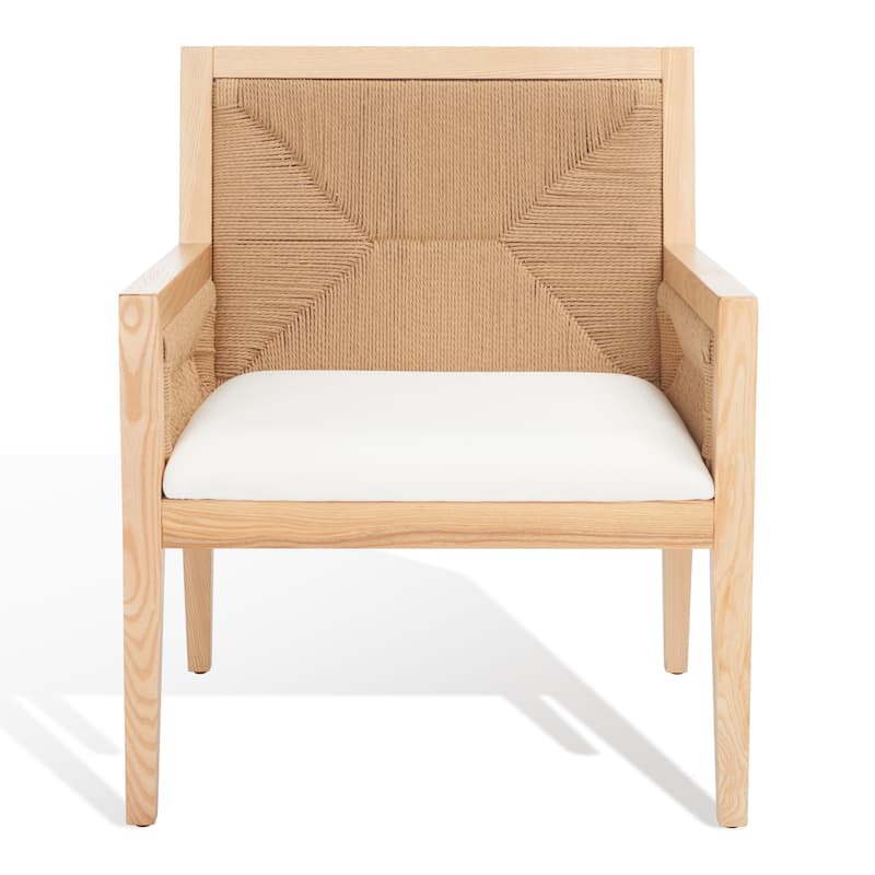 SAFAVIEH Couture Emilio Woven Accent Chair - 25 in. W x 26 in. D x 31 in. H