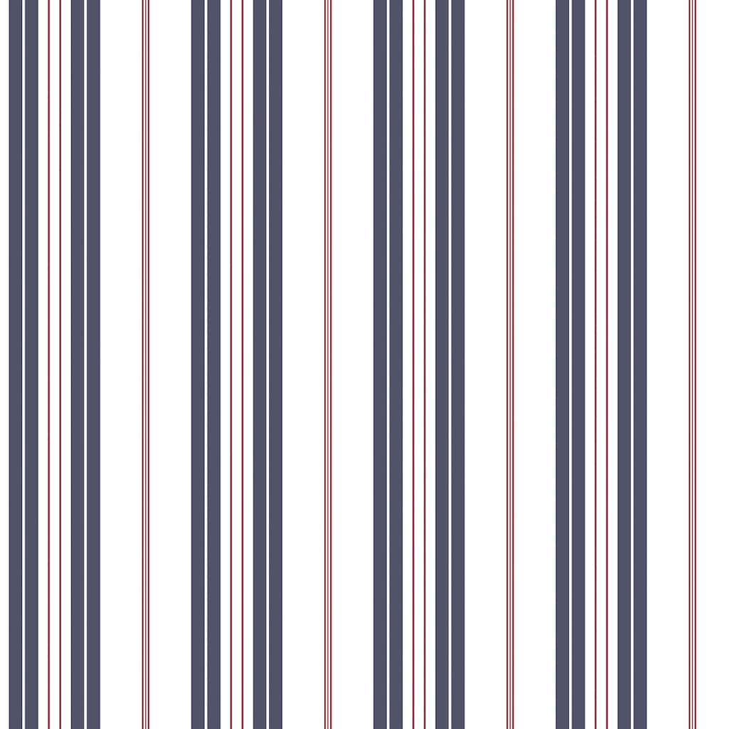 Galerie Wallcoverings Deauville 2 Two-colored Stripe Non-woven Matte Wallpaper Roll