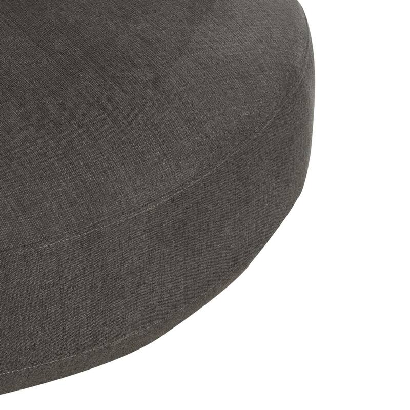 Haley Upholstered Swivel Cuddler Chair - Width 47" x Depth 44" x Height 31"