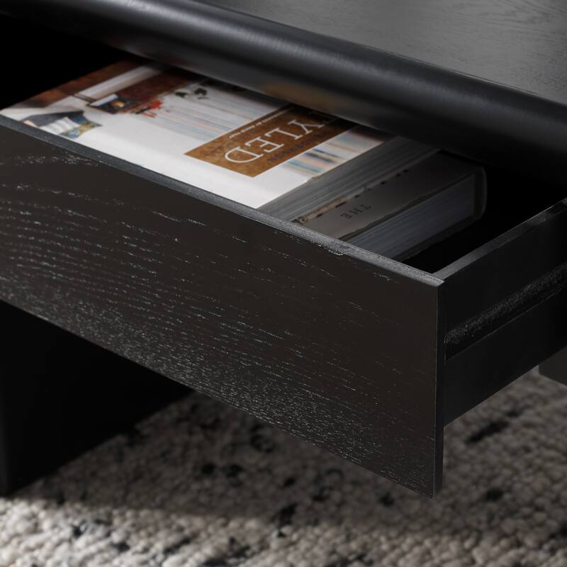 SAFAVIEH Home Collection Rune Coffee Table W/ Drawers - 47" L x 24" D x 20" H