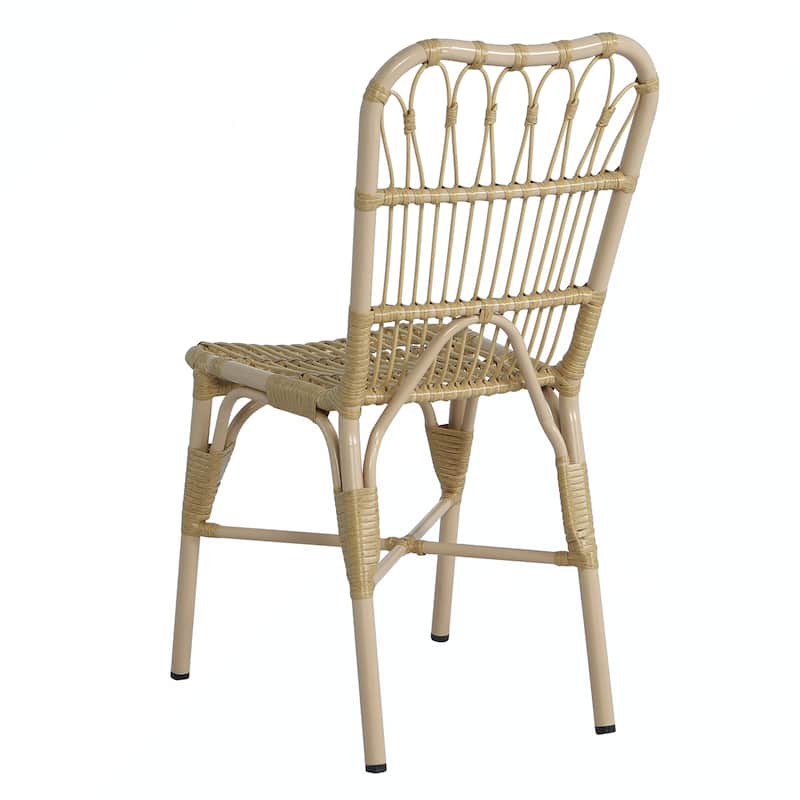 2PCS PE Dining Chairs