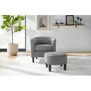 Arm Chair Accent Chair Single Sofa Chair with Ottoman Foot Rest