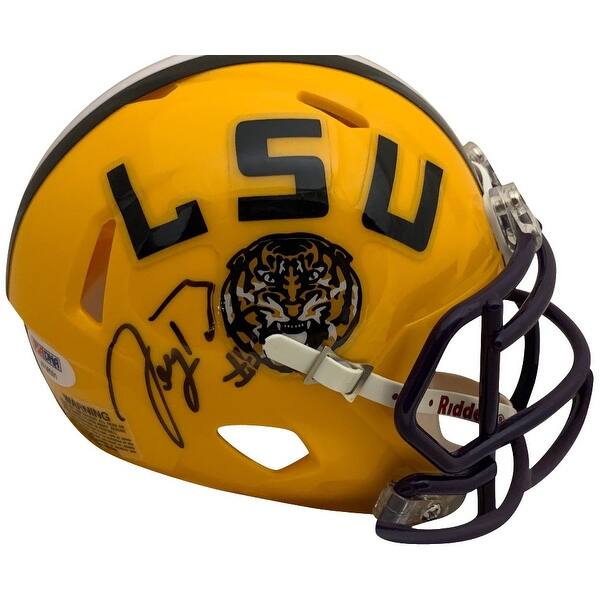 Shop Joe Burrow Autographed Lsu Tigers Signed Football Mini Helmet