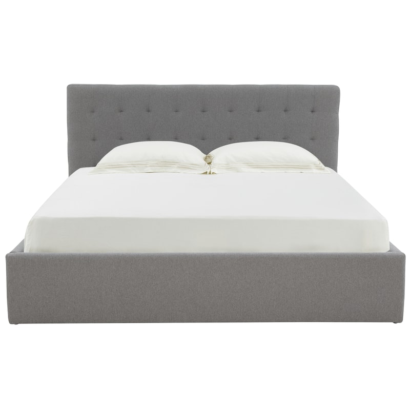 SAFAVIEH Couture Meliha Low Profile Tufted Platform Bed