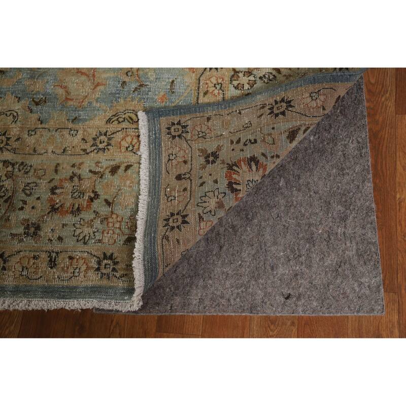Vegetable Dye Sultanabad Persian Area Antique Rug Handmade Wool Carpet - 9'6" x 12'8"