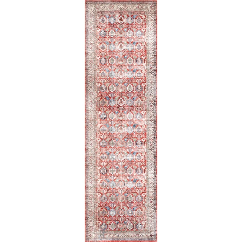 Nourison Fulton Indoor only Persian Area Rug - 2' 2" x 7' 6" - Red - Runner