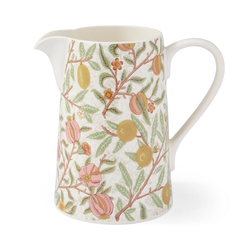 Portmeirion Morris & Co Fruits Jug - 48 Oz - 1 Piece - Multicolor - 48 Oz