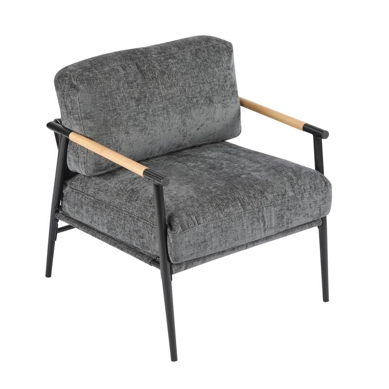 27.56" Modern Accent Chair with Plush Cushions