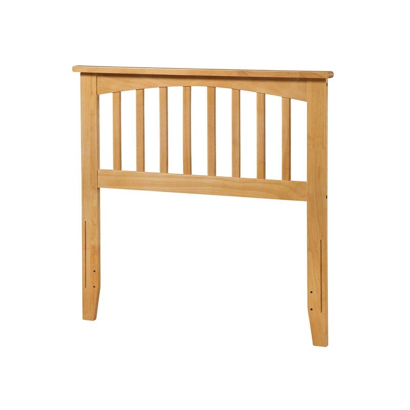 Mission Headboard with USB Charging Station - Natural - Twin