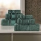preview thumbnail 2 of 79, Superior Sadie Zero Twist Cotton Solid and Floral 6 Piece Towel Set