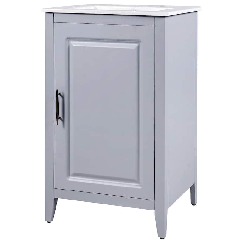 Christopher Knight Home 20" Bathroom Vanity with Sink and Functional Drawers
