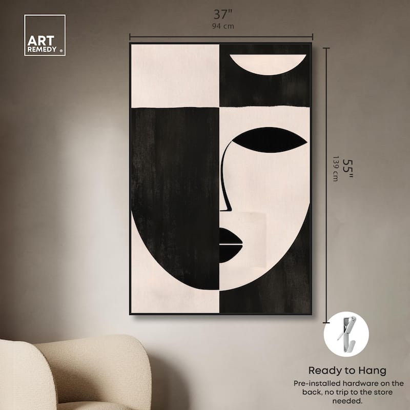 Divided Self II Canvas by Art Remedy