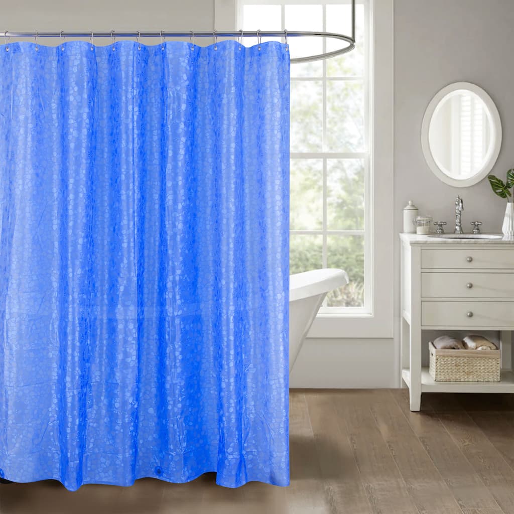 Terrazzo Embossed Design Peva Shower Curtain Liner