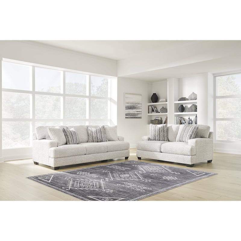 Signature Design by Ashley Brebryan White 2-Piece Upholstery Package - 95"W x 45"D x 39"H