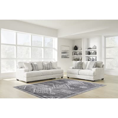 Signature Design by Ashley Brebryan White 2-Piece Upholstery Package - 95"W x 45"D x 39"H