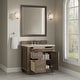 preview thumbnail 3 of 23, James Martin Vanities Bristol 36" Single Vanity, Whitewashed Walnut